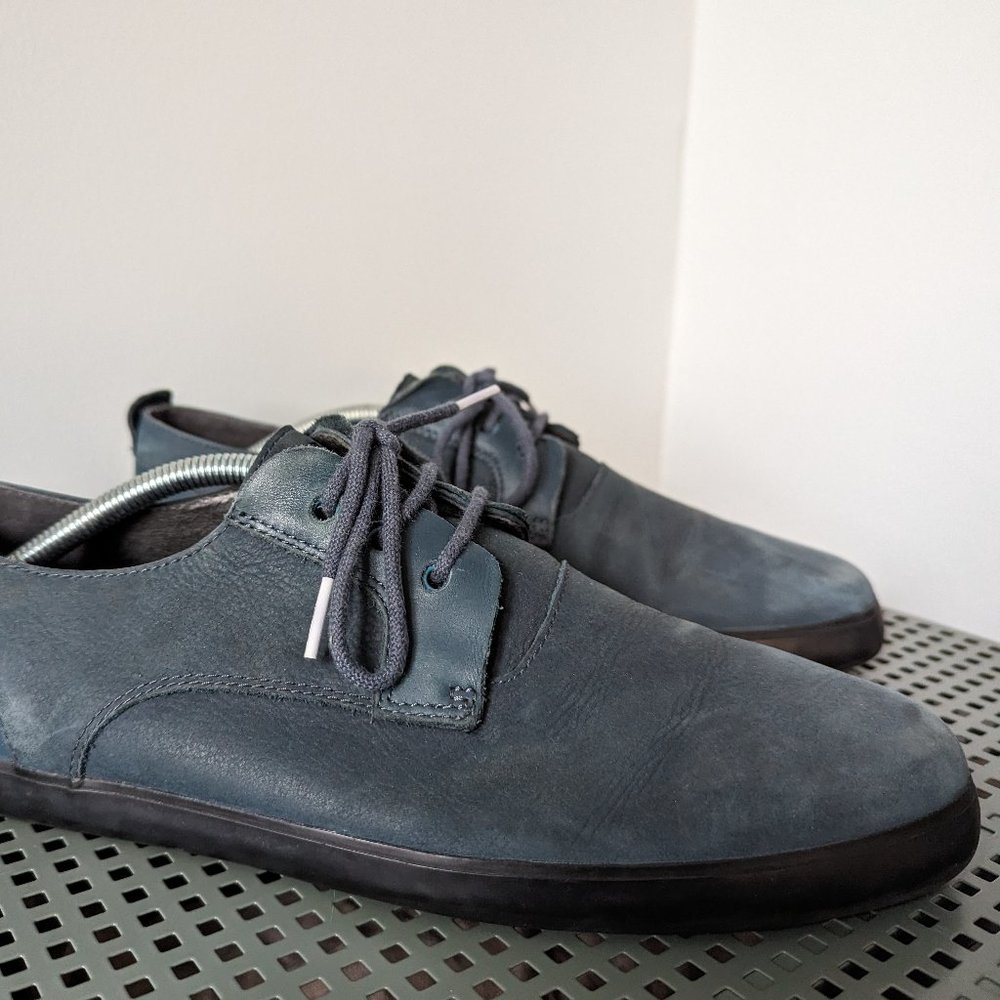 Camper "Jim" Blue Men’s Nubuck Leather Lace Up Shoes